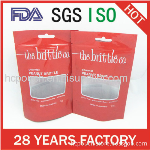 Printed Plastic Pets Food Packaging Pouch 